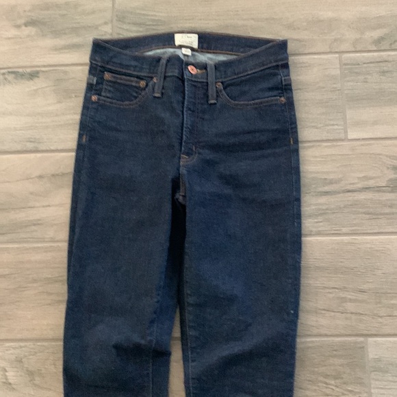 J crew 9” High rise toothpick jeans - Picture 2 of 4